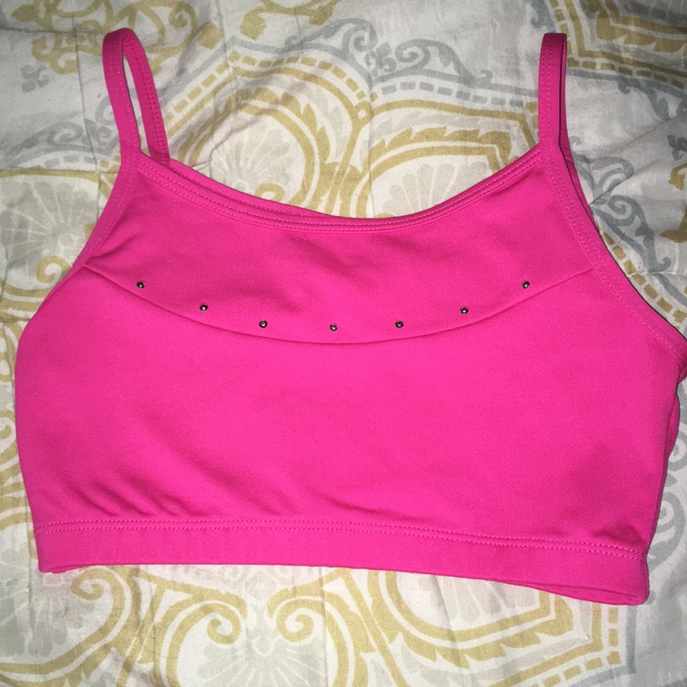 Hot Pink Danskin Sports Bra